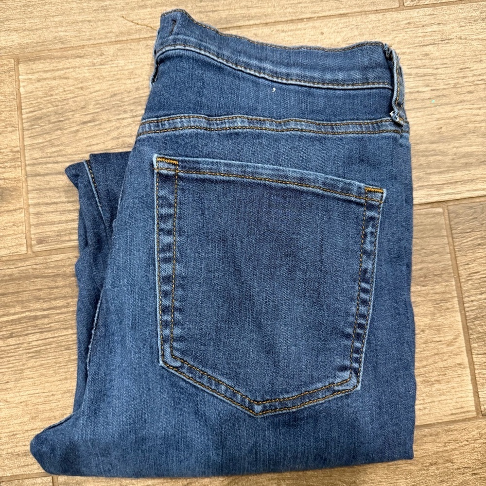 Free People Women's Distressed Skinny Ankle Length Jeans